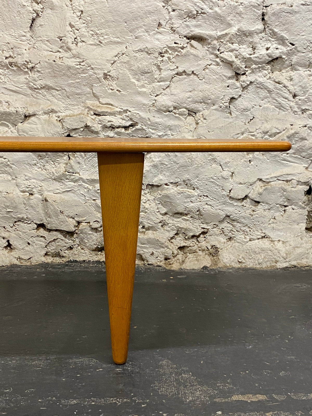 1950s Solid Teak and Oak Danish Coffee Table