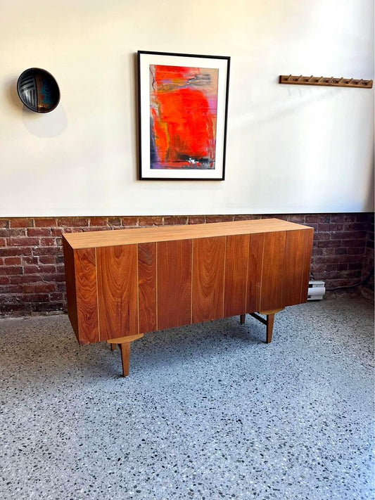 1950s Swedish Teak and Beech Credenza