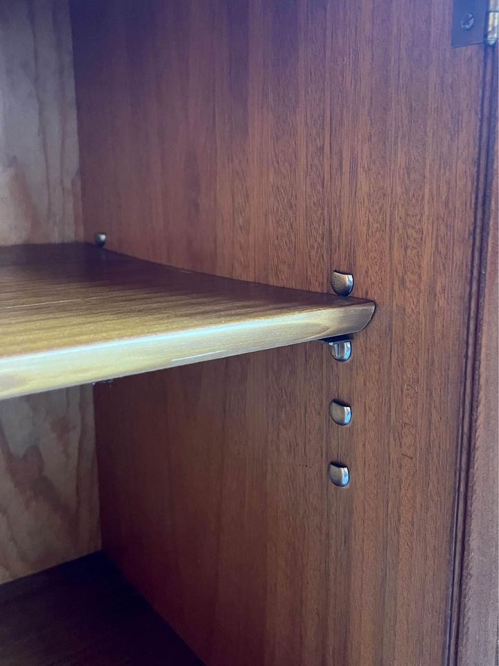 1950s Swedish Teak and Beech Credenza