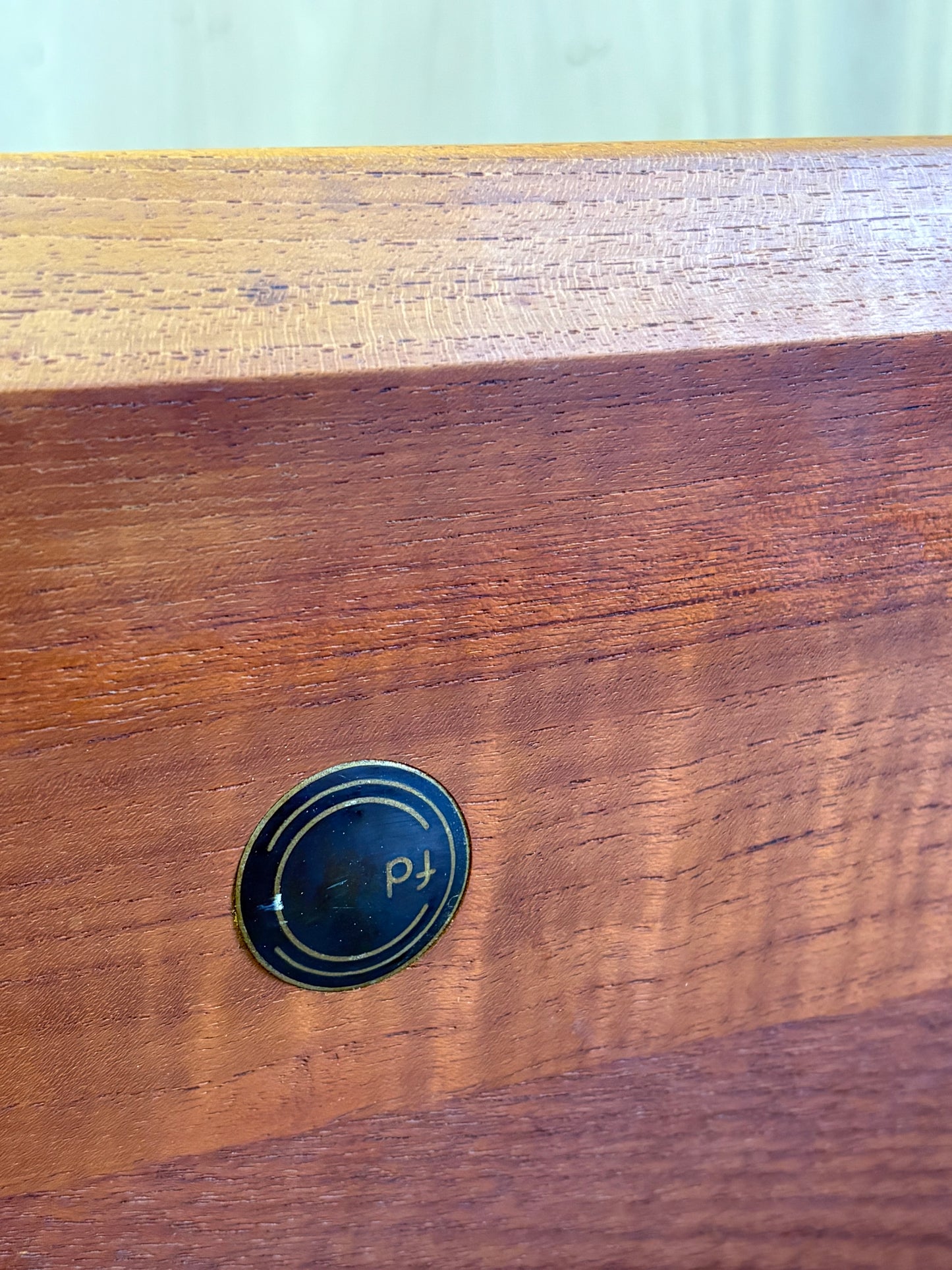 1950s Danish Solid Teak Coffee Table by Peter Hvidt