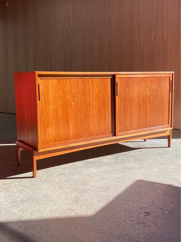 1950s Danish Teak Credenza by William Wyatt