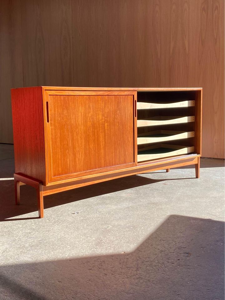 1950s Danish Teak Credenza by William Wyatt