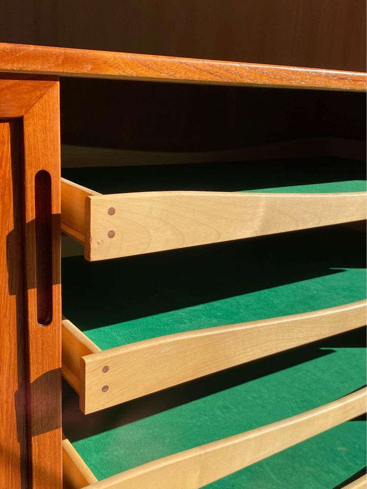 1950s Danish Teak Credenza by William Wyatt