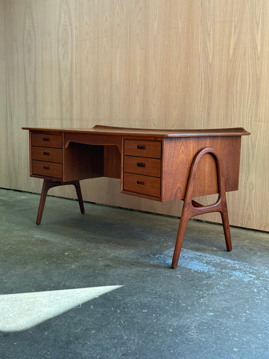 1950s Danish Teak Desk by Svend Madsen
