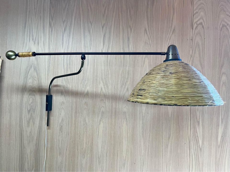 1950s French Wall Lamp by Maison Arlus