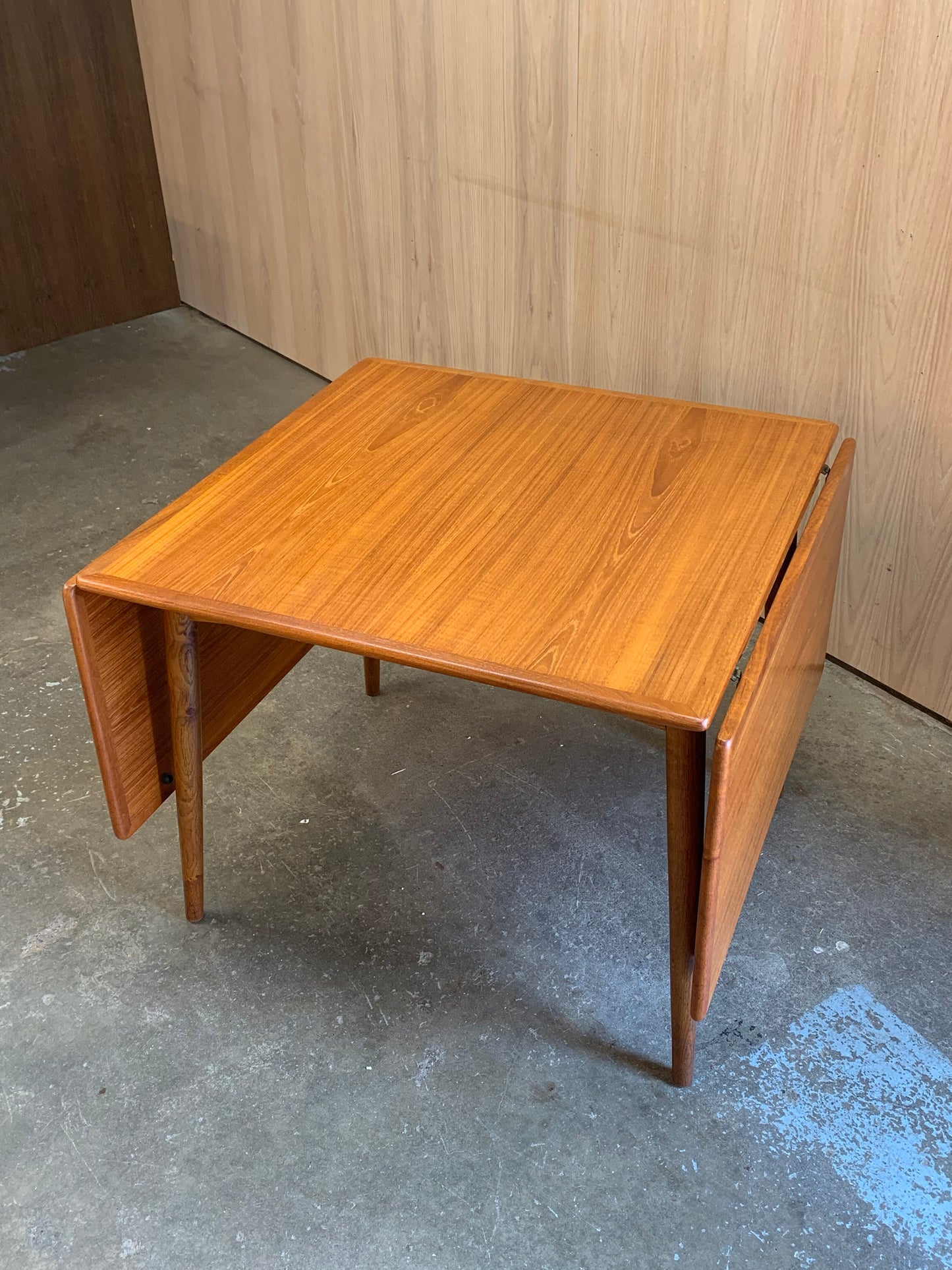 1950s Teak and Oak AT-313 Dining Table by Hans Wegner for Andreas Tuck