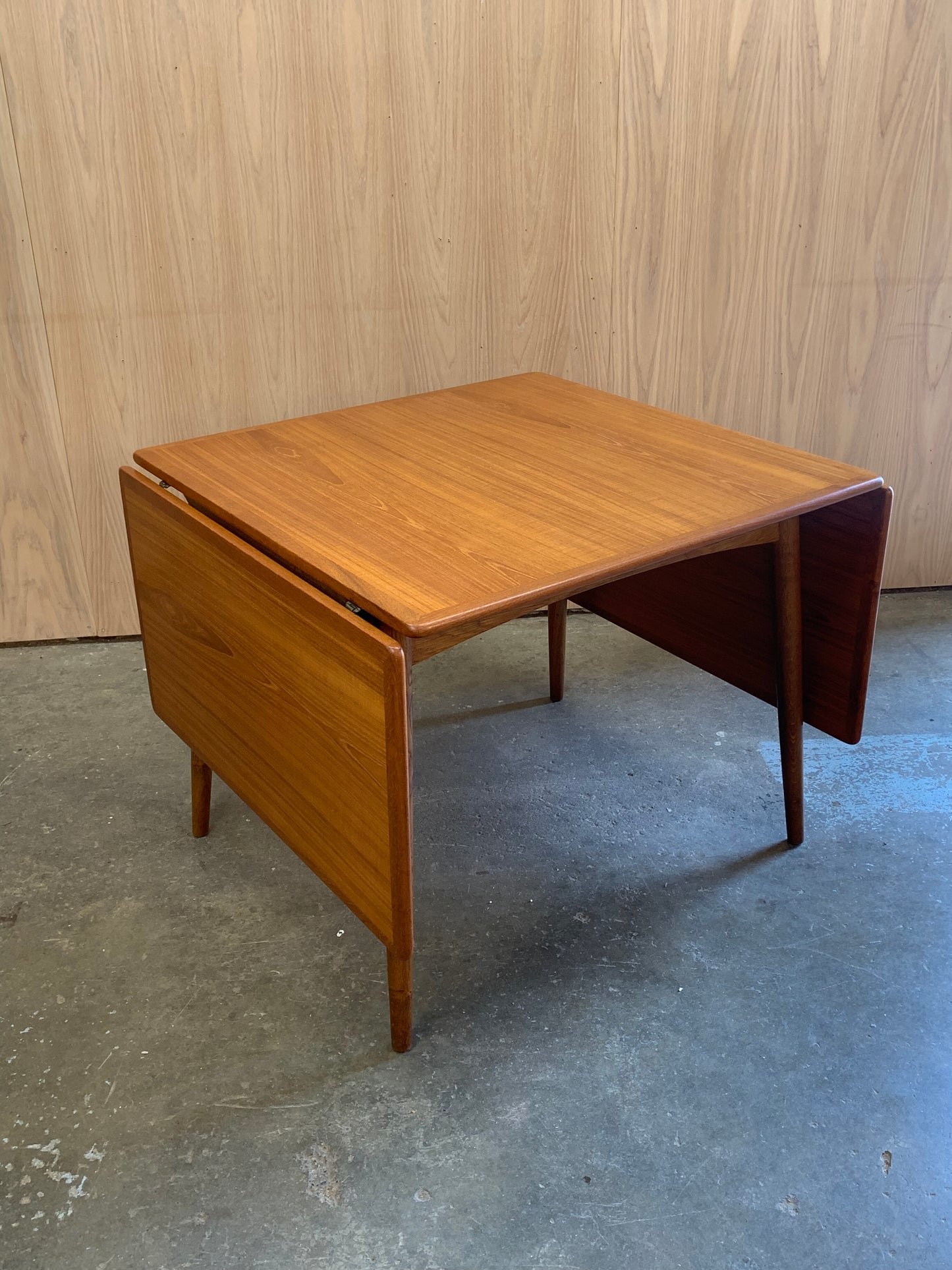 1950s Teak and Oak AT-313 Dining Table by Hans Wegner for Andreas Tuck