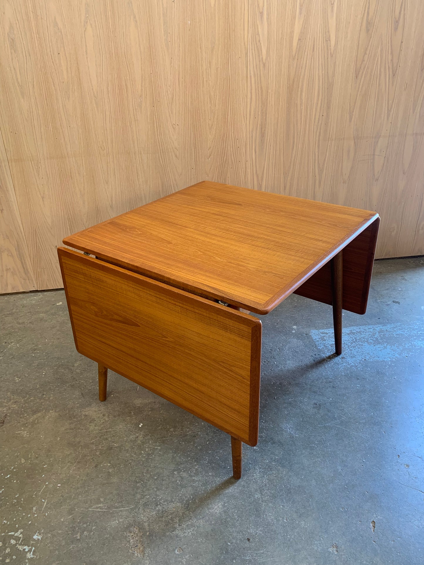1950s Teak and Oak AT-313 Dining Table by Hans Wegner for Andreas Tuck