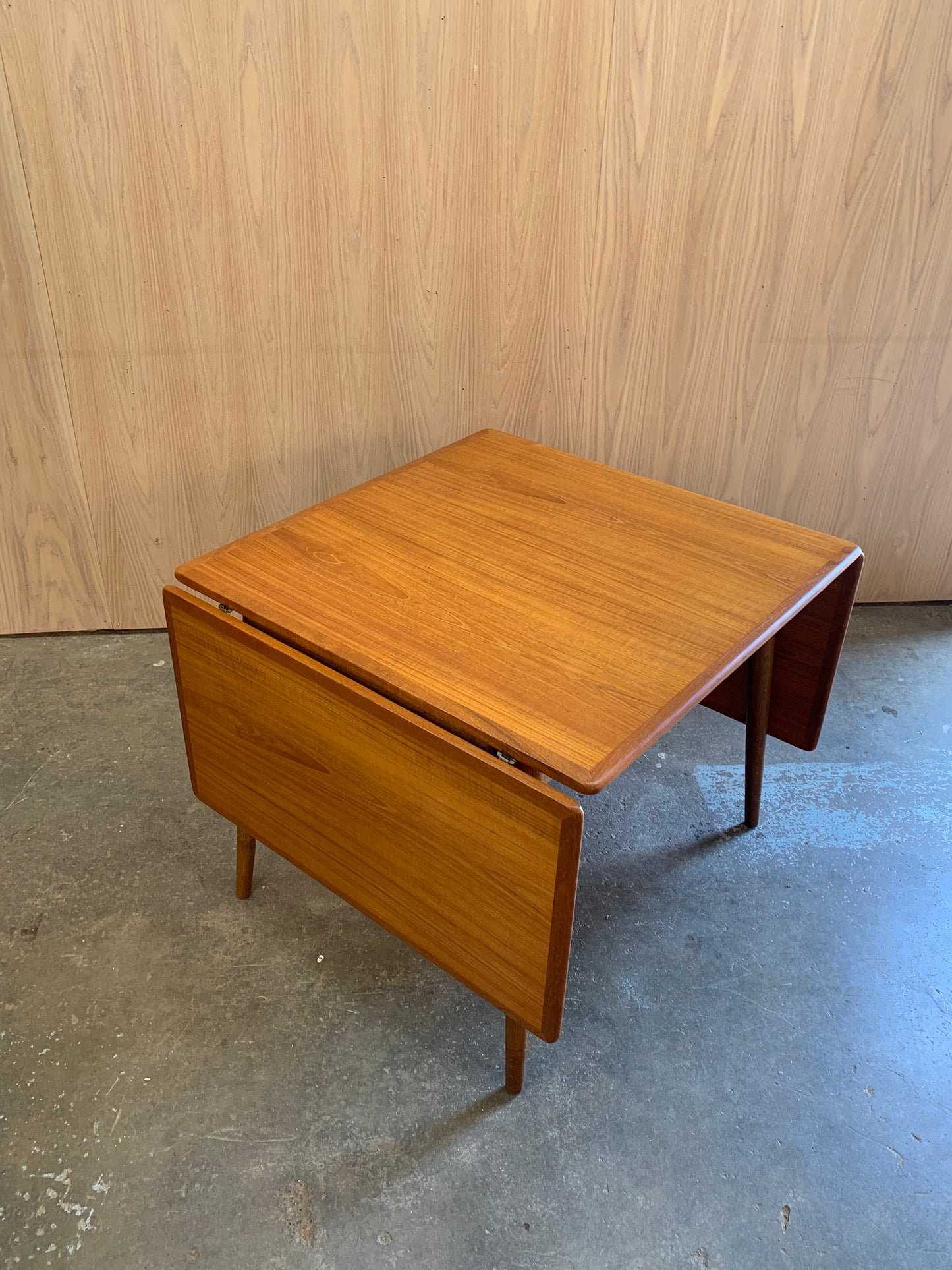 1950s Teak and Oak AT-313 Dining Table by Hans Wegner for Andreas Tuck