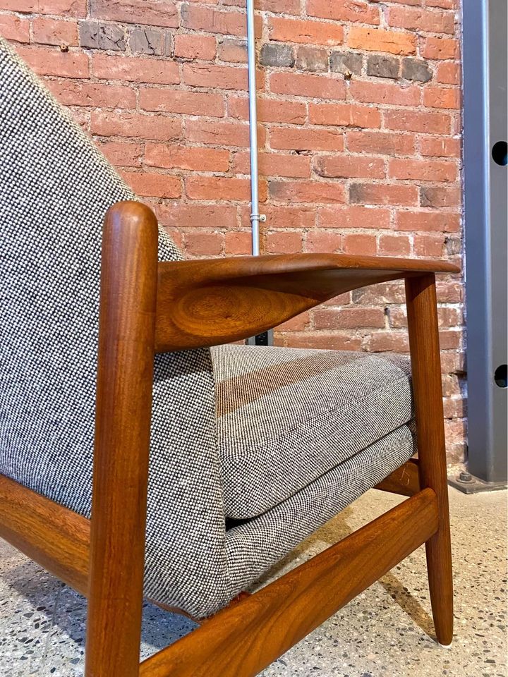 1960s Afromosia Teak Lounge Chair from The Netherlands