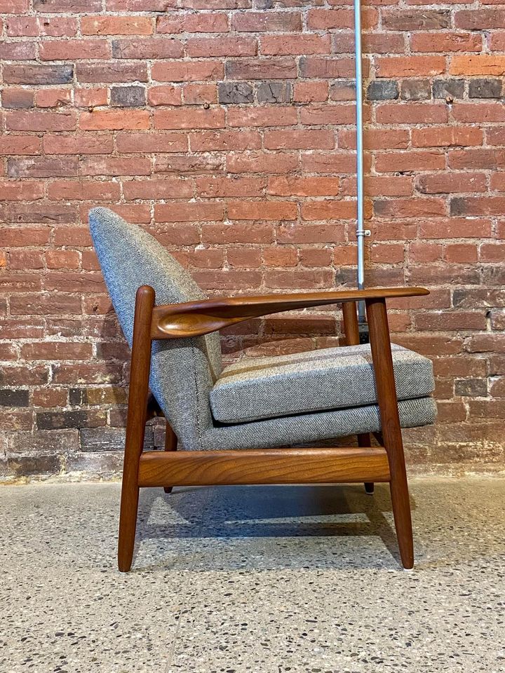 1960s Afromosia Teak Lounge Chair from The Netherlands