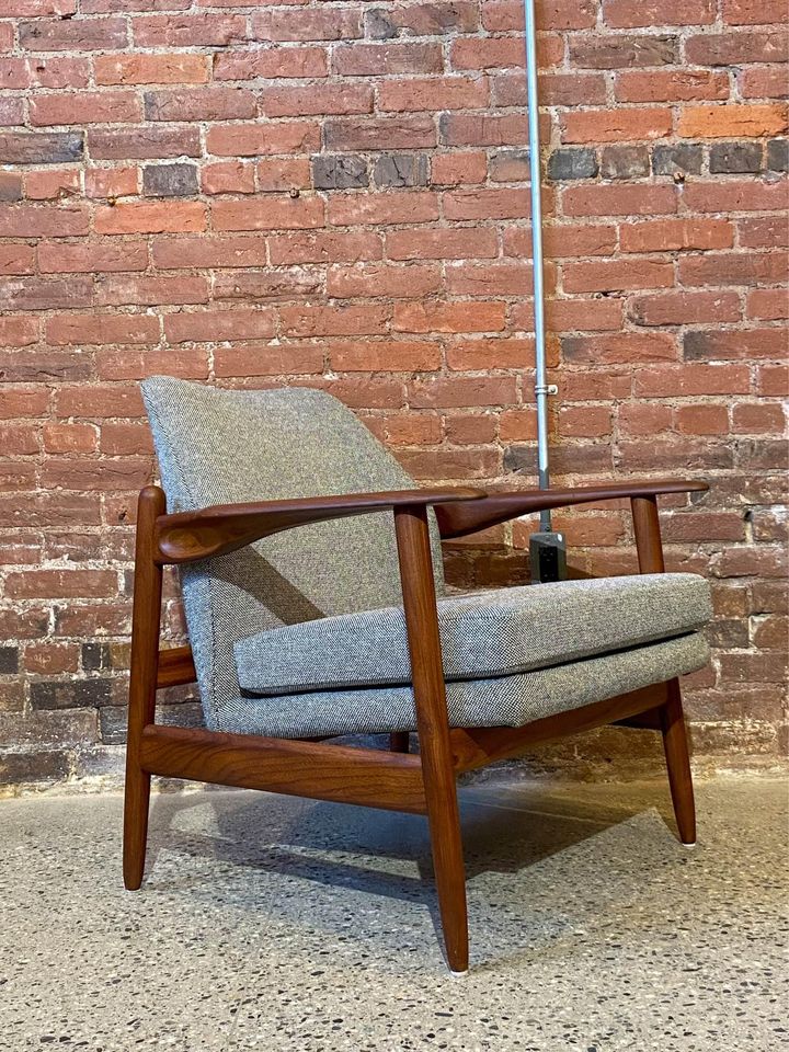 1960s Afromosia Teak Lounge Chair from The Netherlands