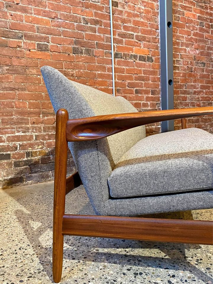 1960s Afromosia Teak Sofa from the Netherlands