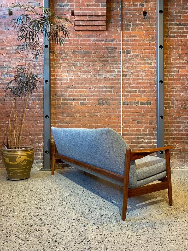 1960s Afromosia Teak Sofa from the Netherlands