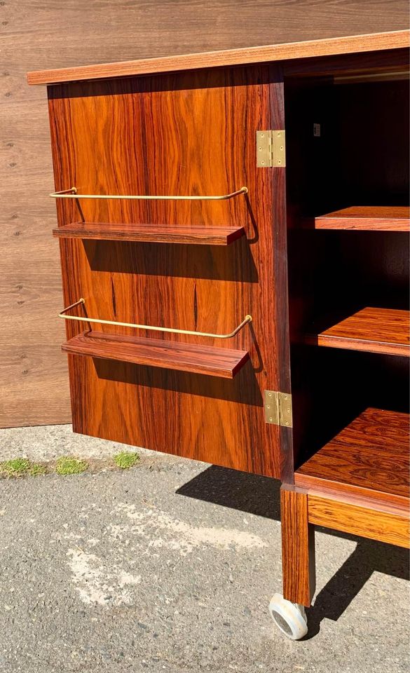 1960s Brazilian Rosewood Bar Cabinet by Torbjørn Afdal