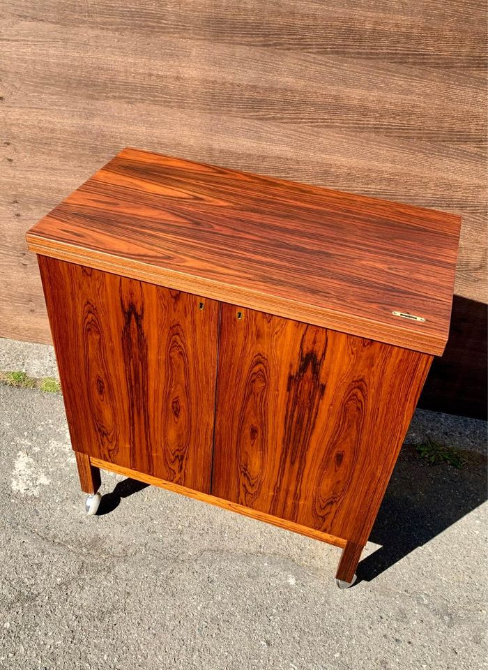 1960s Brazilian Rosewood Bar Cabinet by Torbjørn Afdal