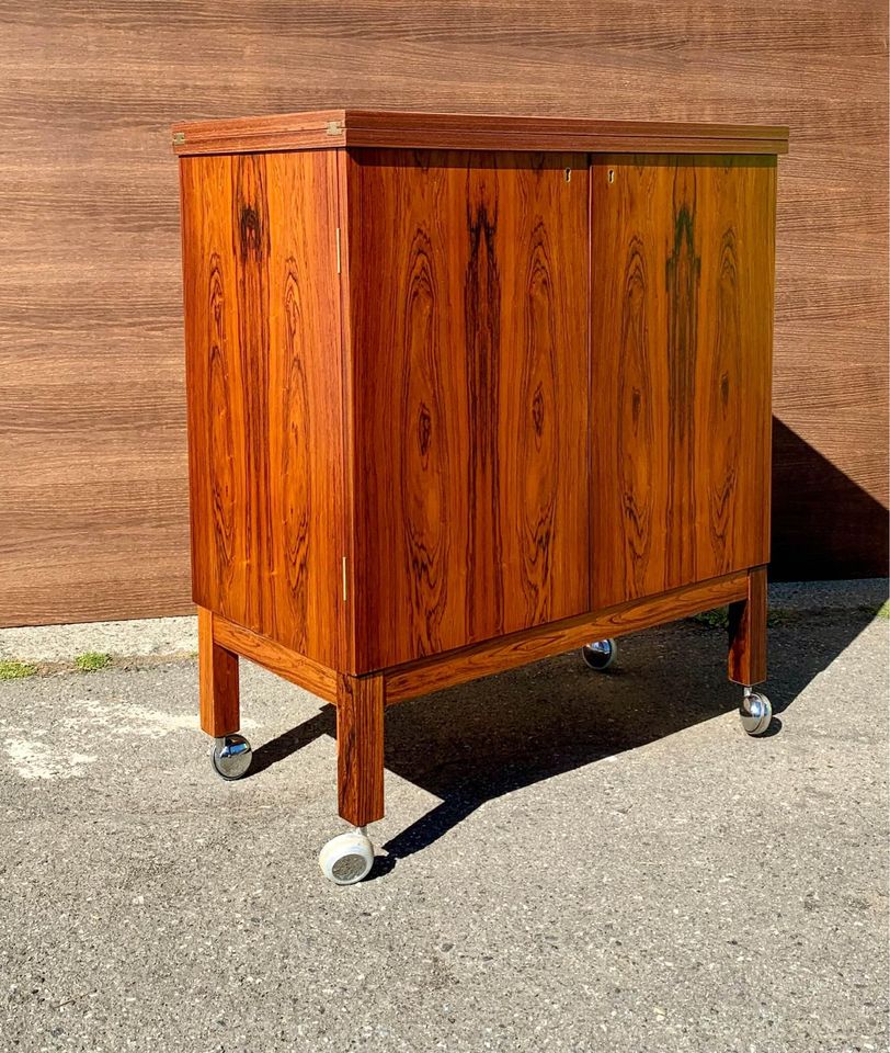 1960s Brazilian Rosewood Bar Cabinet by Torbjørn Afdal