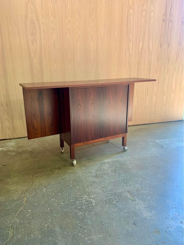 1960s Brazilian Rosewood Bar Cabinet by Torbjørn Afdal