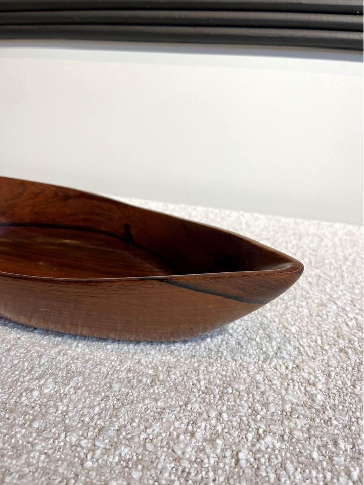 1960s Brazilian Rosewood Bowl by Jean Gillon for Wood Art