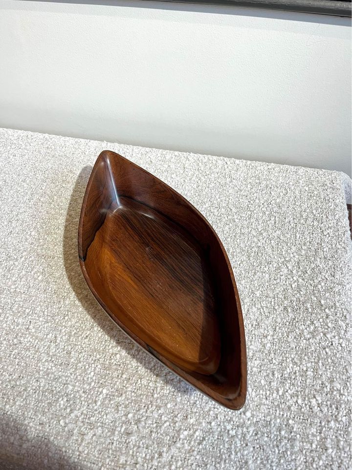 1960s Brazilian Rosewood Bowl by Jean Gillon for Wood Art