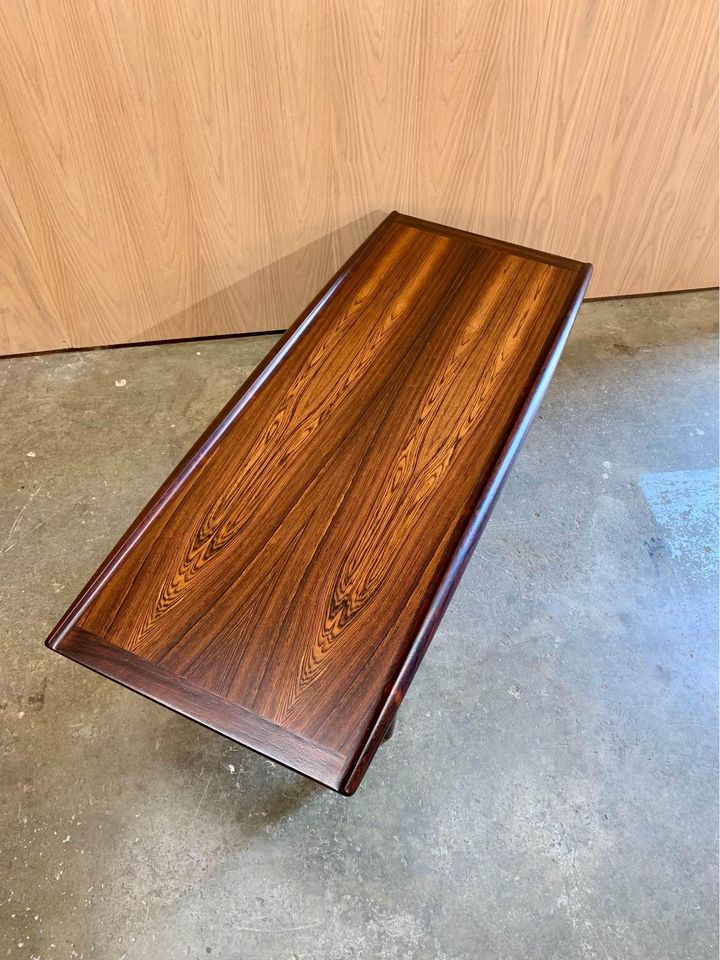 1960s Brazilian Rosewood Coffee Table by Grete Jalk