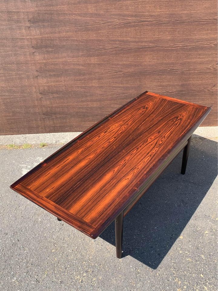 1960s Brazilian Rosewood Coffee Table by Grete Jalk