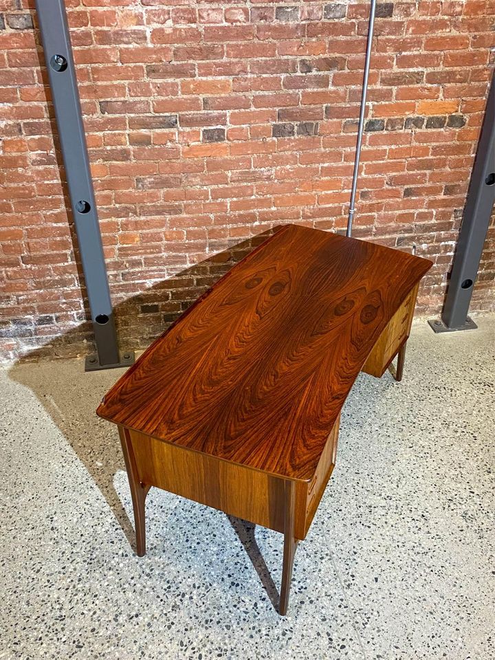 1960s Brazilian Rosewood Desk by Svend Madsen for Sigurd Hansen