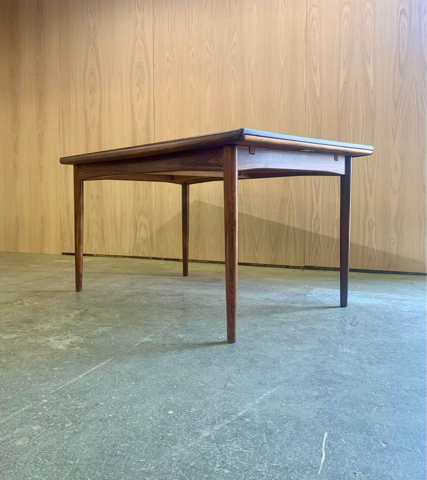 1960s Brazilian Rosewood Dining Table Made in Denmark