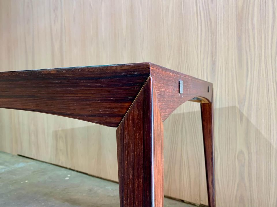 1960s Brazilian Rosewood Dining Table Made in Denmark