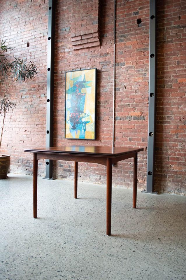 1960s Brazilian Rosewood Dining Table Made in Denmark