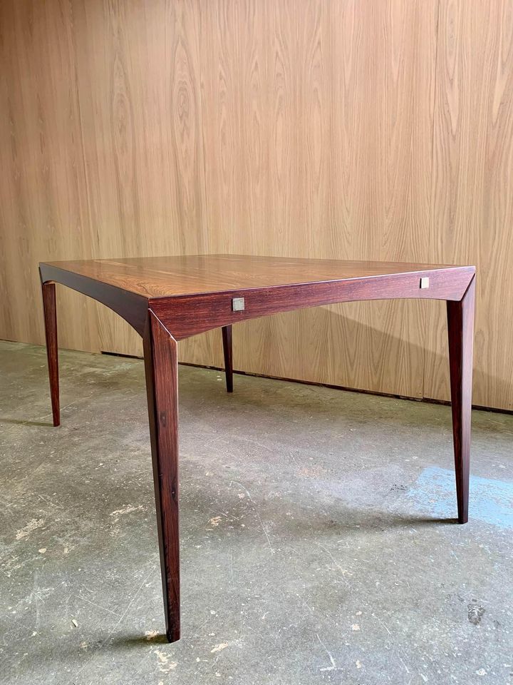 1960s Brazilian Rosewood Dining Table Made in Denmark