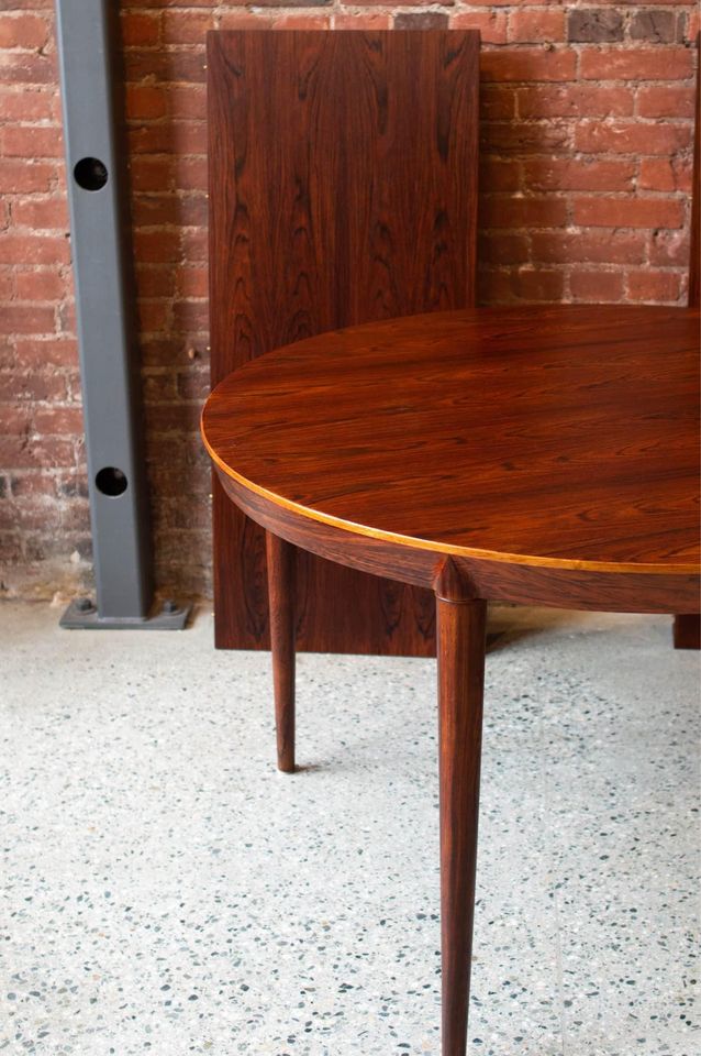 1960s Brazilian Rosewood Dining Table by Severin Hansen