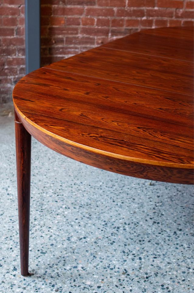 1960s Brazilian Rosewood Dining Table by Severin Hansen