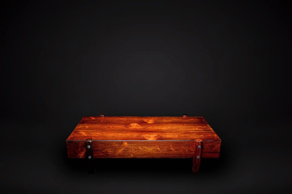 1960s Brazilian Rosewood Eleh Bench by Sergio Rodrigues