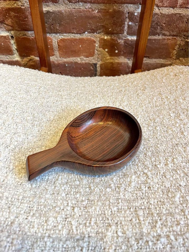 1960s Brazilian Rosewood Handled Bowl by Jean Gillon