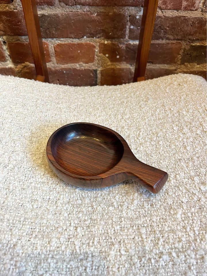 1960s Brazilian Rosewood Handled Bowl by Jean Gillon