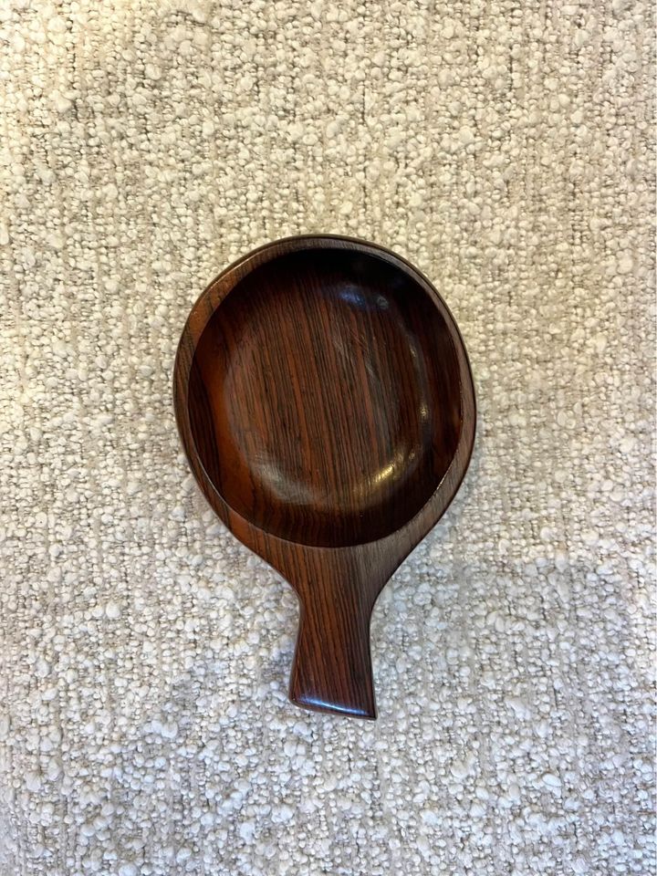 1960s Brazilian Rosewood Handled Bowl by Jean Gillon