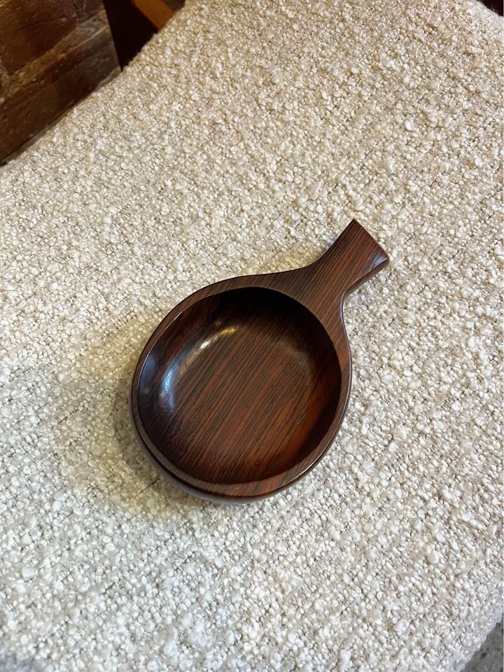 1960s Brazilian Rosewood Handled Bowl by Jean Gillon