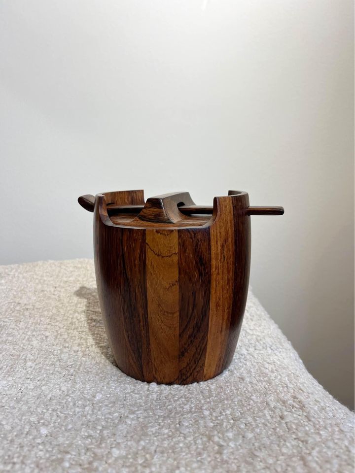 1960s Brazilian Rosewood Humidor by Jean Gillon for Wood Art