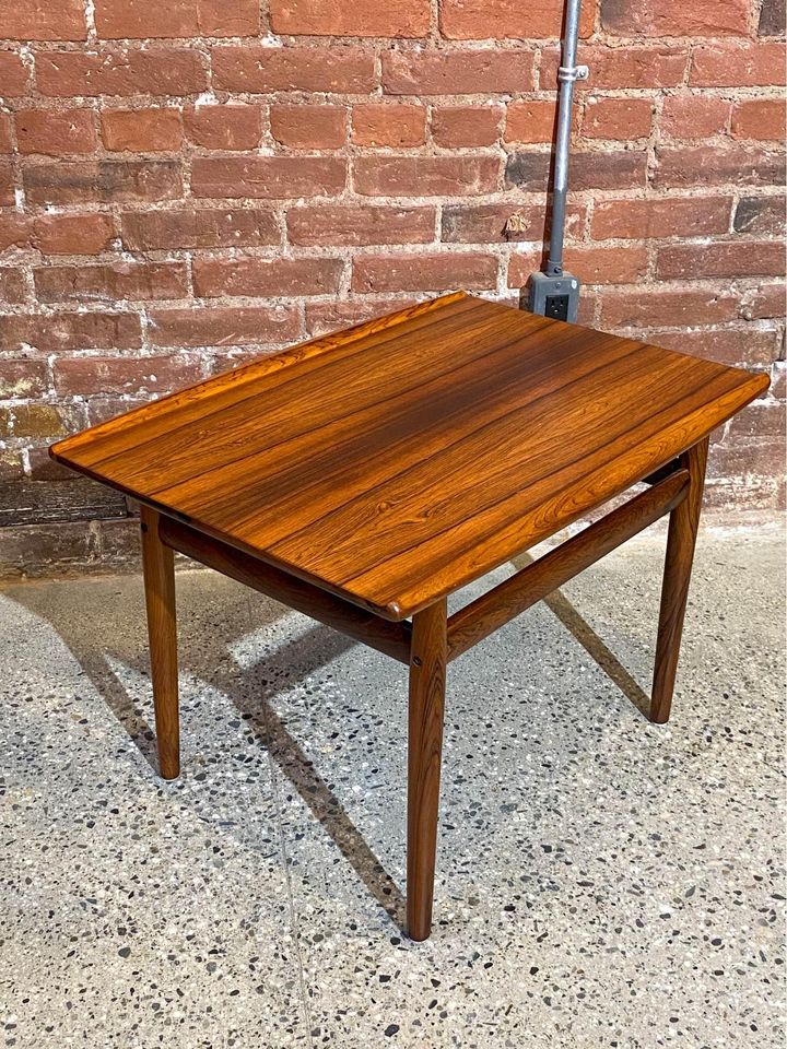 1960s Brazilian Rosewood Side End Coffee Table by Grete Jalk