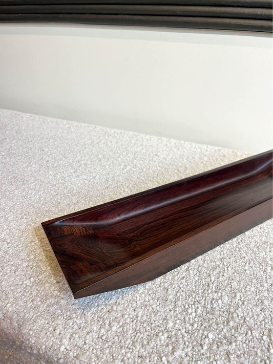 1960s Brazilian Rosewood Tray Vessel by Jean Gillon for Wood Art