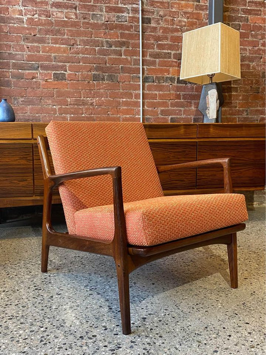 1960s Danish Afromosia Lounge Chair