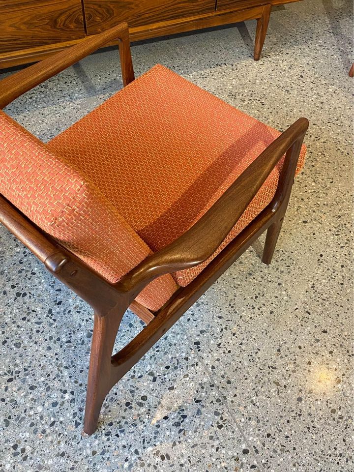 1960s Danish Afromosia Lounge Chair