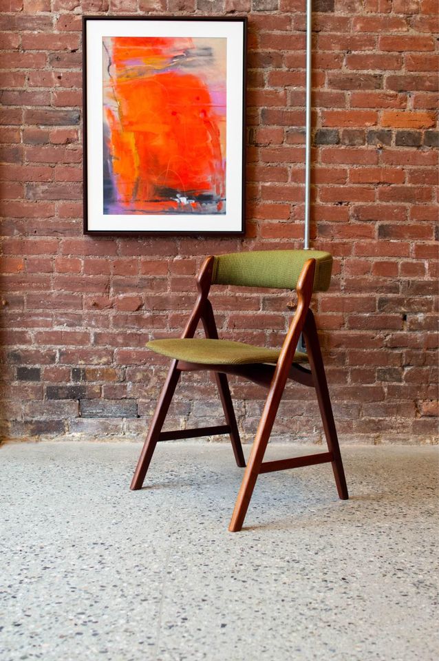 1960s Danish Afromosia Teak Occasional Chair