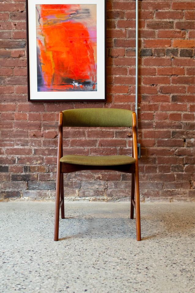 1960s Danish Afromosia Teak Occasional Chair