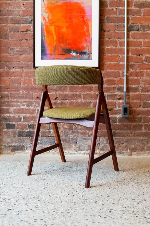 1960s Danish Afromosia Teak Occasional Chair