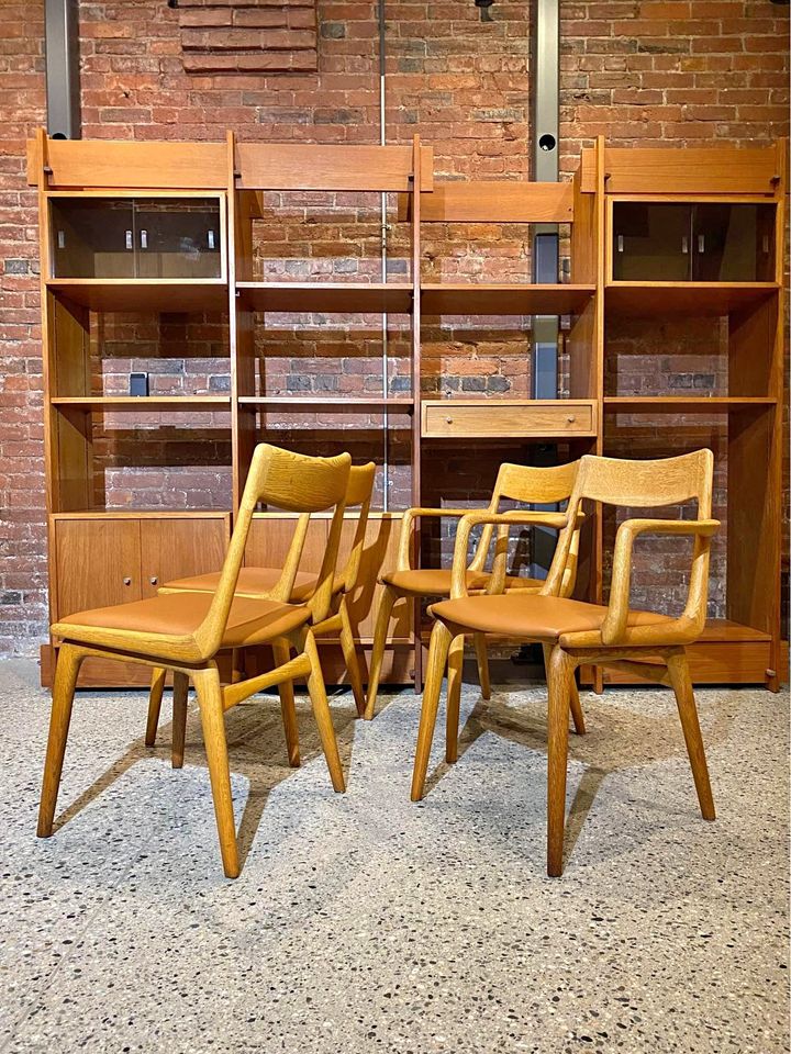 1960s Danish “Boomerang” Chairs by Erik Christensen