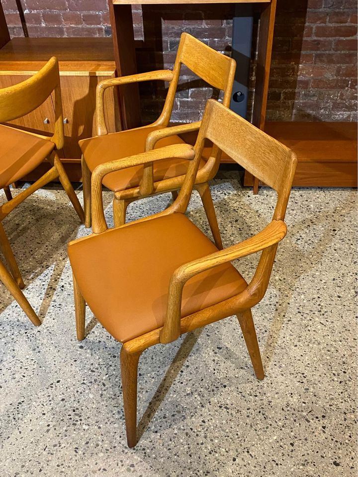 1960s Danish “Boomerang” Chairs by Erik Christensen