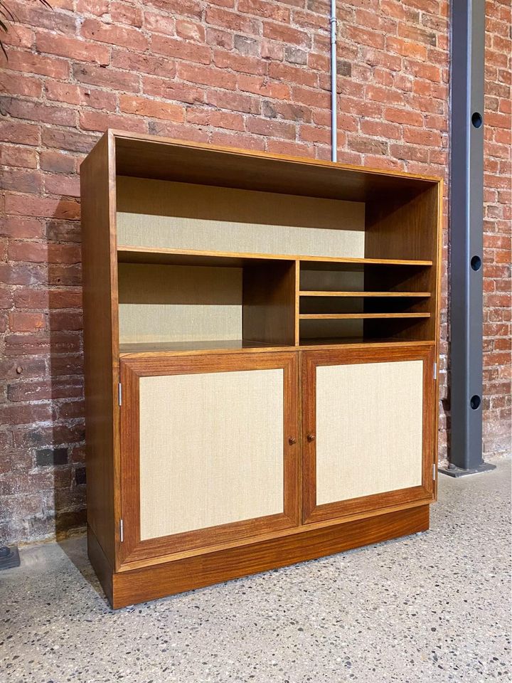 1960s Danish Rosewood Bookcase Cabinet