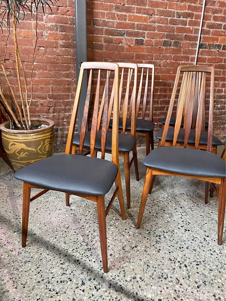 1960s Danish Rosewood Dining Chairs by Niels Koefoed